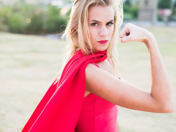 Bigstock Young Woman Posing As Superher 97783694