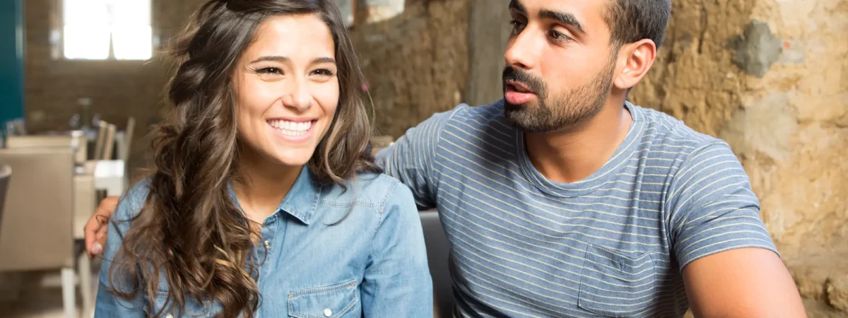 Couple In A Cafe