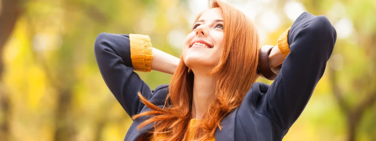 Woman Relaxing Nature